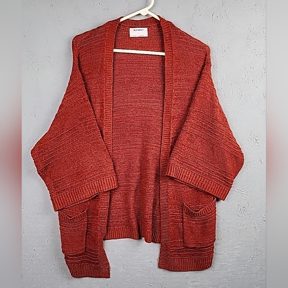 Old Navy Warm Rust Cardiga - Picture 2 of 3